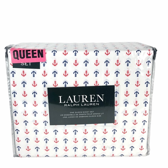 Ralph Lauren SHEET SET Anchors Nautical